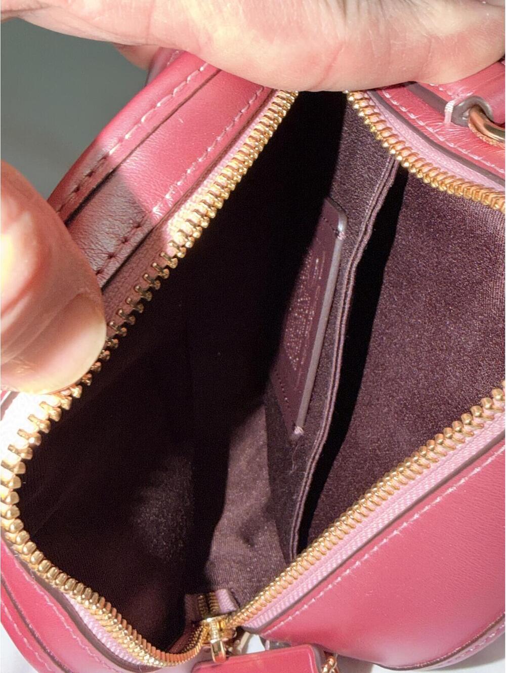 Coach Canteen Crossbody Bag Metallic Pink Blush Crossbody - Picture 3 of 8